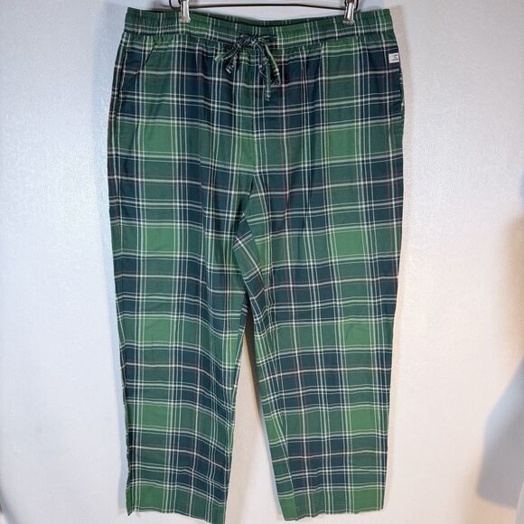 Life is Good Mens XL Green Plaid Flannel Pajama Pants - Picture 2 of 8
